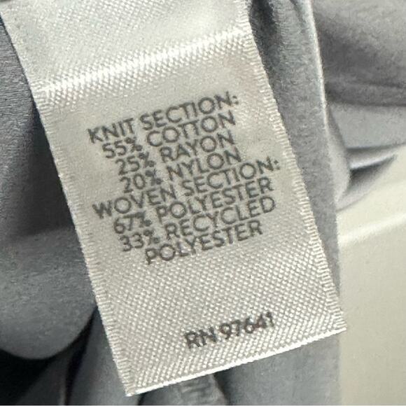 J.Jill Wearever Gray Mixed Media Maxi Dress Size Med Medium - Picture 8 of 11